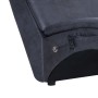 Diván de masaje con almohada de piel de ante artificial gris de , Divanes - Ref: Foro24-281350, Precio: 235,12 €, Descuento: %