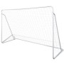 Porterías de fútbol de acero 2 unidades 240x90x150 cm de vidaXL, Porterías de fútbol - Ref: Foro24-276045, Precio: 124,03 €, ...