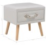 Mesita de noche blanco 40x35x40 cm cuero sintético de vidaXL, Mesitas de noche - Ref: Foro24-247536, Precio: 53,89 €, Descuen...