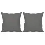 2-seater sofa with dark gray microfiber fabric cushions, 140 cm by , Sofas - Ref: Foro24-3200973, Price: 244,07 €, Discount: %