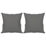 Sofá de 2 plazas con cojines tela microfibra gris oscuro 140 cm de , Sofás - Ref: Foro24-3200973, Precio: 260,74 €, Descuento: %