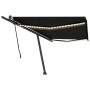 Toldo retráctil manual con luz LED gris antracita 500x350 cm de , Toldos - Ref: Foro24-3069864, Precio: 624,86 €, Descuento: %