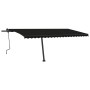 Toldo retráctil manual con luz LED gris antracita 500x350 cm de , Toldos - Ref: Foro24-3069864, Precio: 624,86 €, Descuento: %