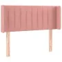 Rosa Samtkopfteil 83x16x78/88 cm von , Kopf- und Fußteile - Ref: Foro24-3119041, Preis: 43,64 €, Rabatt: %