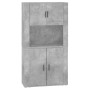 Aparador alto madera contrachapada gris hormigón de , Aparadores - Ref: Foro24-3185355, Precio: 161,87 €, Descuento: %