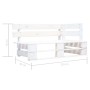 Muebles de palés 6 pzas y cojines madera pino impregnada blanco de , Conjuntos de jardín - Ref: Foro24-3067002, Precio: 669,3...