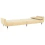 2-Sitzer-Schlafsofa mit zwei cremefarbenen Samtkissen von , Sofas - Ref: Foro24-337591, Preis: 299,09 €, Rabatt: %