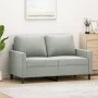 Sofá de 2 plazas de terciopelo gris claro 120 cm de , Sofás - Ref: Foro24-359189, Precio: 193,53 €, Descuento: %