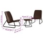 Keter Juego de muebles de jardín Rio 3 piezas color capuchino de , Conjuntos de jardín - Ref: Foro24-407208, Precio: 173,79 €...