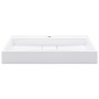 Lavabo 80x46x11 cm resina mineral/mármol blanco de vidaXL, Lavabos - Ref: Foro24-144065, Precio: 193,29 €, Descuento: %
