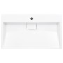 Lavabo 80x46x11 cm resina mineral/mármol blanco de vidaXL, Lavabos - Ref: Foro24-144065, Precio: 193,29 €, Descuento: %
