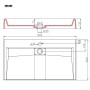Lavabo 80x46x11 cm resina mineral/mármol blanco de vidaXL, Lavabos - Ref: Foro24-144065, Precio: 193,29 €, Descuento: %