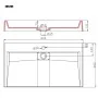 Spüle 80x46x11 cm Mineralharz/weißer Marmor von vidaXL, Sinkt - Ref: Foro24-144065, Preis: 247,59 €, Rabatt: %