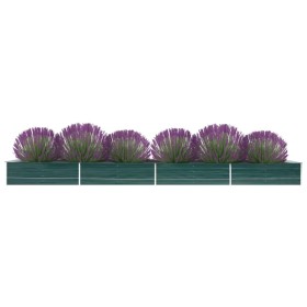 Arriate de acero galvanizado verde 600x80x45 cm de , Maceteros y jardineras - Ref: Foro24-47073, Precio: 102,20 €, Descuento: %