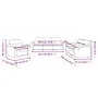 Set Sofas mit Kissen 3 Stück hellgrauer Mikrofaserstoff von , Sofas - Ref: Foro24-3202291, Preis: 840,70 €, Rabatt: %