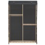 Armario de tela de 3 niveles gris 110x40x170 cm de vidaXL, Armarios roperos - Ref: Foro24-248188, Precio: 103,84 €, Descuento: %
