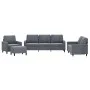 Juego de sofás con cojines 4 piezas terciopelo gris oscuro de , Sofás - Ref: Foro24-3201487, Precio: 672,97 €, Descuento: %