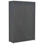 Armario de tela de 3 niveles gris 110x40x170 cm de vidaXL, Armarios roperos - Ref: Foro24-248188, Precio: 103,84 €, Descuento: %