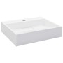 Lavabo 50x38x13 cm resina mineral/mármol blanco de vidaXL, Lavabos - Ref: Foro24-144063, Precio: 128,07 €, Descuento: %