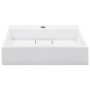 Lavabo 50x38x13 cm resina mineral/mármol blanco de vidaXL, Lavabos - Ref: Foro24-144063, Precio: 128,07 €, Descuento: %