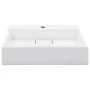 Waschbecken 50x38x13 cm Mineralharz/weißer Marmor von vidaXL, Sinkt - Ref: Foro24-144063, Preis: 125,61 €, Rabatt: %