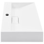 Lavabo 50x38x13 cm resina mineral/mármol blanco de vidaXL, Lavabos - Ref: Foro24-144063, Precio: 128,07 €, Descuento: %