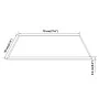 Tempered glass square table top 700x700 mm by , Table tops - Ref: Foro24-244619, Price: 49,02 €, Discount: %
