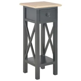 Beistelltisch aus schwarzem Holz 27x27x65,5 cm von , Seitentische - Ref: Foro24-280059, Preis: 69,03 €, Rabatt: %