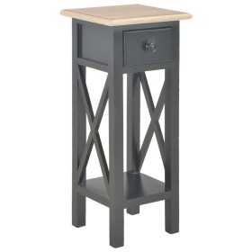 Mesa auxiliar de madera negro 27x27x65,5 cm de , Mesas auxiliares - Ref: Foro24-280059, Precio: 70,12 €, Descuento: %