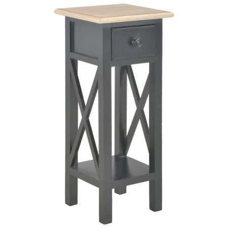Black wooden side table 27x27x65.5 cm by , Side tables - Ref: Foro24-280059, Price: 69,03 €, Discount: %