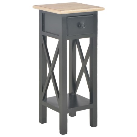 Mesa auxiliar de madera negro 27x27x65,5 cm de , Mesas auxiliares - Ref: Foro24-280059, Precio: 70,12 €, Descuento: %