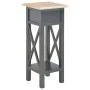 Black wooden side table 27x27x65.5 cm by , Side tables - Ref: Foro24-280059, Price: 69,03 €, Discount: %