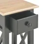 Black wooden side table 27x27x65.5 cm by , Side tables - Ref: Foro24-280059, Price: 69,03 €, Discount: %
