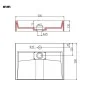 Waschbecken 50x38x13 cm Mineralharz/weißer Marmor von vidaXL, Sinkt - Ref: Foro24-144063, Preis: 125,61 €, Rabatt: %