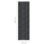 Cortina mosquitera gris antracita chenilla 90x200 cm de , Mosquiteras para ventanas - Ref: Foro24-315142, Precio: 52,70 €, De...