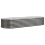 Jardinera arriate acero recubrimiento polvo gris 224x80x36 cm de , Maceteros y jardineras - Ref: Foro24-318919, Precio: 59,73...