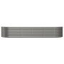Jardinera arriate acero recubrimiento polvo gris 224x80x36 cm de , Maceteros y jardineras - Ref: Foro24-318919, Precio: 59,73...