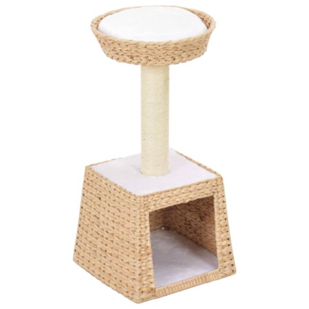 Rascador para gatos de hierba marina con poste de sisal de vidaXL, Mobiliario para gatos - Ref: Foro24-170731, Precio: 53,39 ...