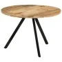Mesa de comedor madera maciza de mango 110x75 cm de , Mesas de cocina y de comedor - Ref: Foro24-338476, Precio: 220,60 €, De...