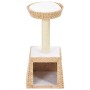 Rascador para gatos de hierba marina con poste de sisal de vidaXL, Mobiliario para gatos - Ref: Foro24-170731, Precio: 53,39 ...