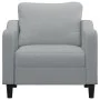 Sillón de tela gris claro 60 cm de , Sofás - Ref: Foro24-359343, Precio: 188,63 €, Descuento: %