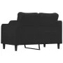 Sofá de 2 plazas de tela negro 120 cm de , Sofás - Ref: Foro24-359355, Precio: 214,15 €, Descuento: %