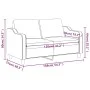Sofá de 2 plazas de tela negro 120 cm de , Sofás - Ref: Foro24-359355, Precio: 214,15 €, Descuento: %