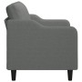 Sofá de 2 plazas de tela gris oscuro 140 cm de , Sofás - Ref: Foro24-359360, Precio: 207,52 €, Descuento: %