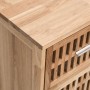 Mueble de baño madera maciza de nogal 42x29x82 cm de , Tocadores de baño - Ref: Foro24-350354, Precio: 84,94 €, Descuento: %