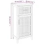 Mueble de baño madera maciza de nogal 42x29x82 cm de , Tocadores de baño - Ref: Foro24-350354, Precio: 80,91 €, Descuento: %