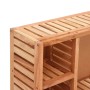 Armario con espejo madera maciza nogal 80x17x34 cm de , Tocadores de baño - Ref: Foro24-350368, Precio: 59,81 €, Descuento: %