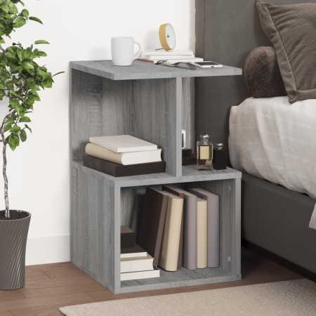 Mesita de noche madera contrachapada gris Sonoma 35x35x55 cm de , Mesitas de noche - Ref: Foro24-815185, Precio: 38,47 €, Des...