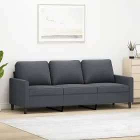 Sofá de 3 plazas terciopelo gris oscuro 180 cm de , Sofás - Ref: Foro24-359210, Precio: 308,04 €, Descuento: %