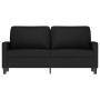 Sofá de 2 plazas terciopelo negro 140 cm de , Sofás - Ref: Foro24-359204, Precio: 235,94 €, Descuento: %